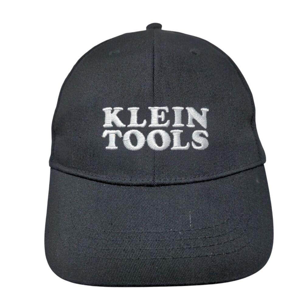 Klein Tools Lowe's Pro Strapback Hat Black OS Adjustable Embroidered 6 Panel